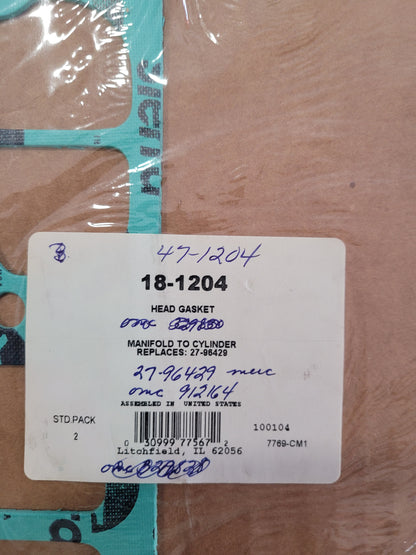 Exhaust Manifold Mounting Gasket, (NOS) Sierra 18-1204