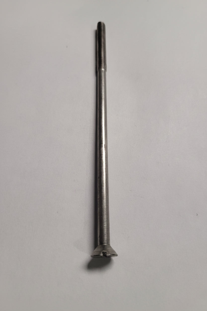 1/4"-20x6" SS Flat Head Slotted Machine Screw, 3781-1/4x6