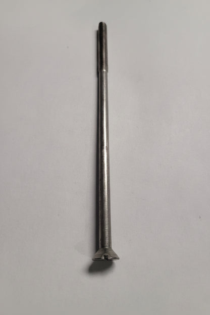 1/4"-20x6" SS Flat Head Slotted Machine Screw, 3781-1/4x6