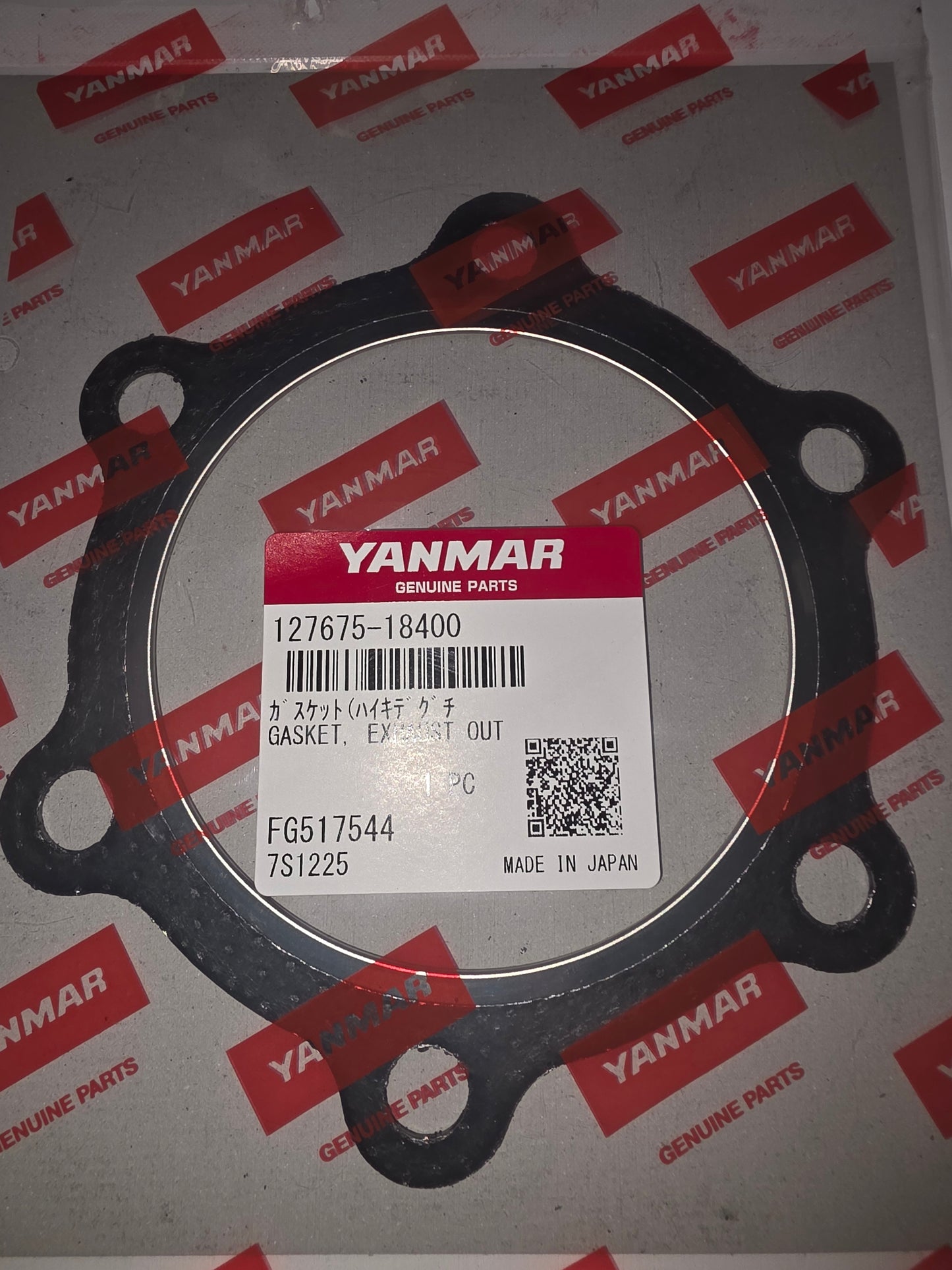 Yanmar 127675-18400 Gasket, Exhaust Out