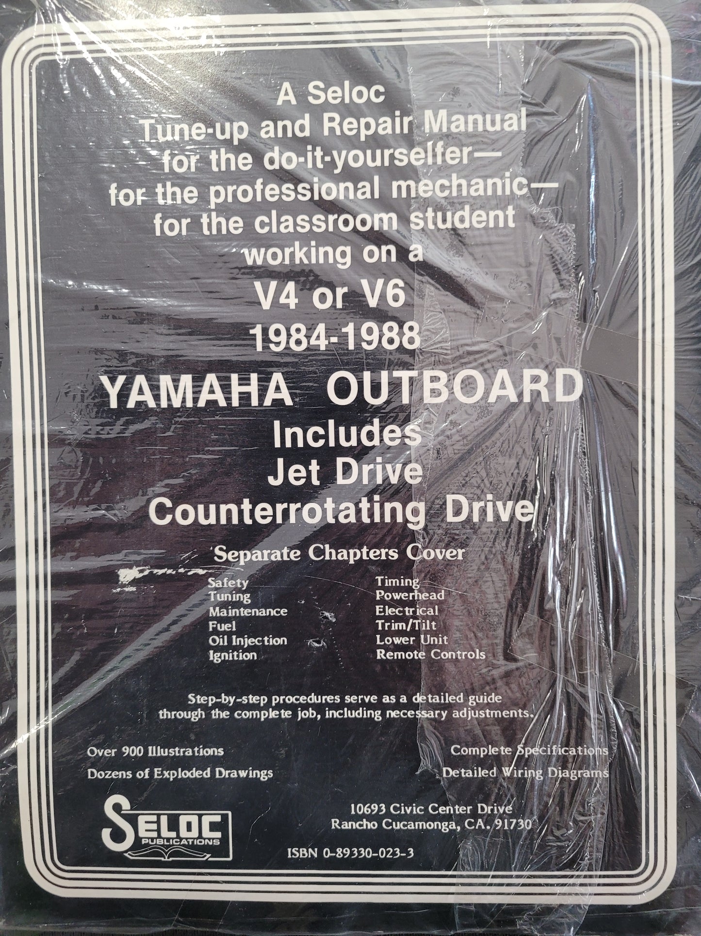 Service Manual, Yamaha Outboard, 84-88 V-4&V-6
