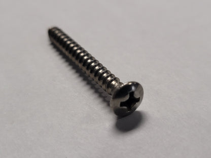 Phillips Tapping Screws - Oval, #6x1-1/4", 50-00784