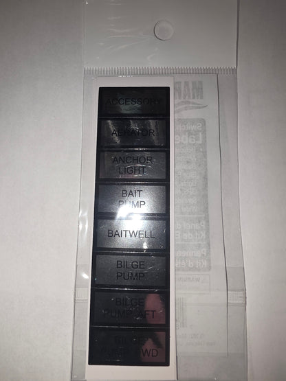 Marpac Label Kit For Switch Panel