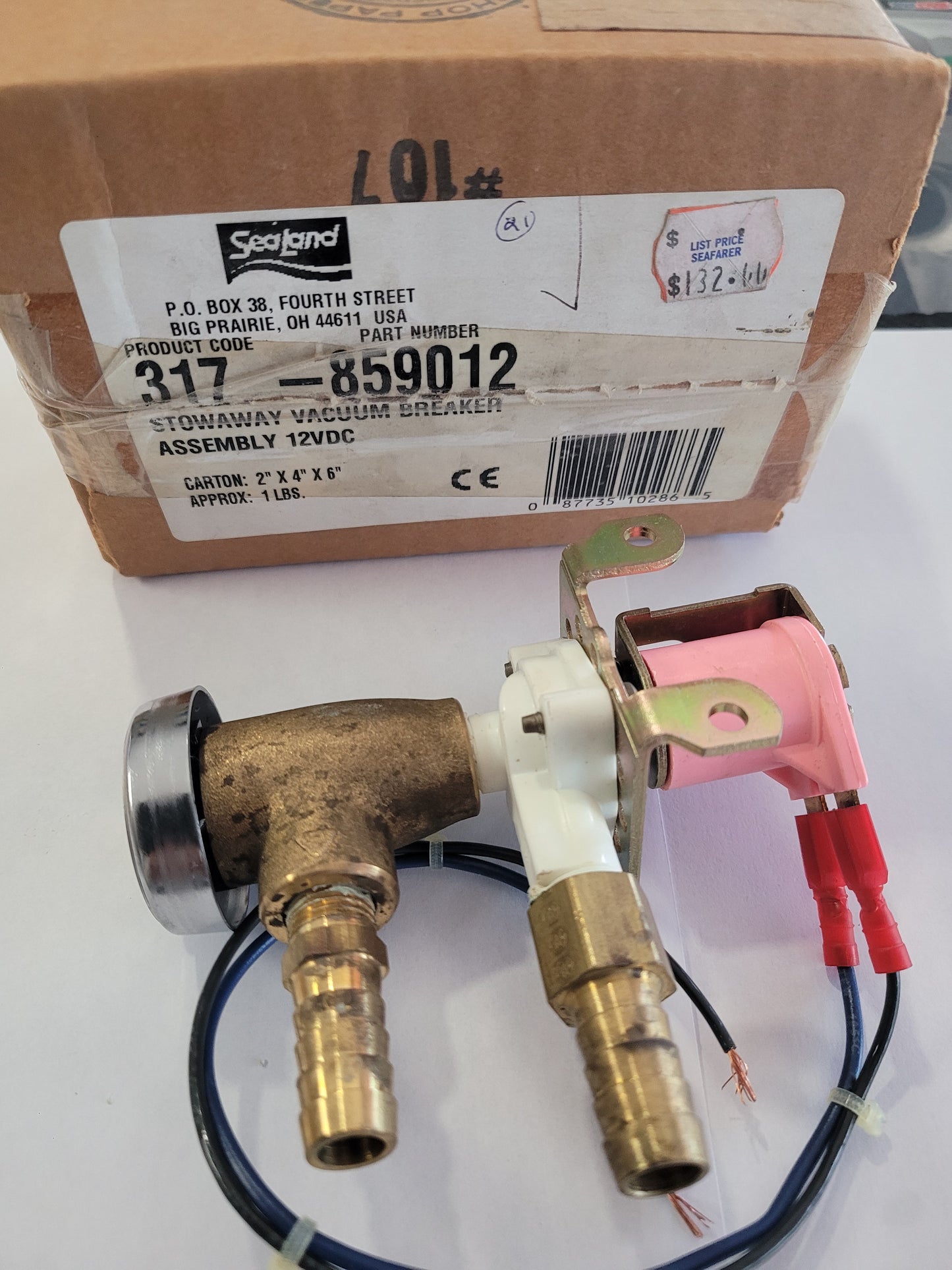 Stowaway 12v vacuum breaker 317859012