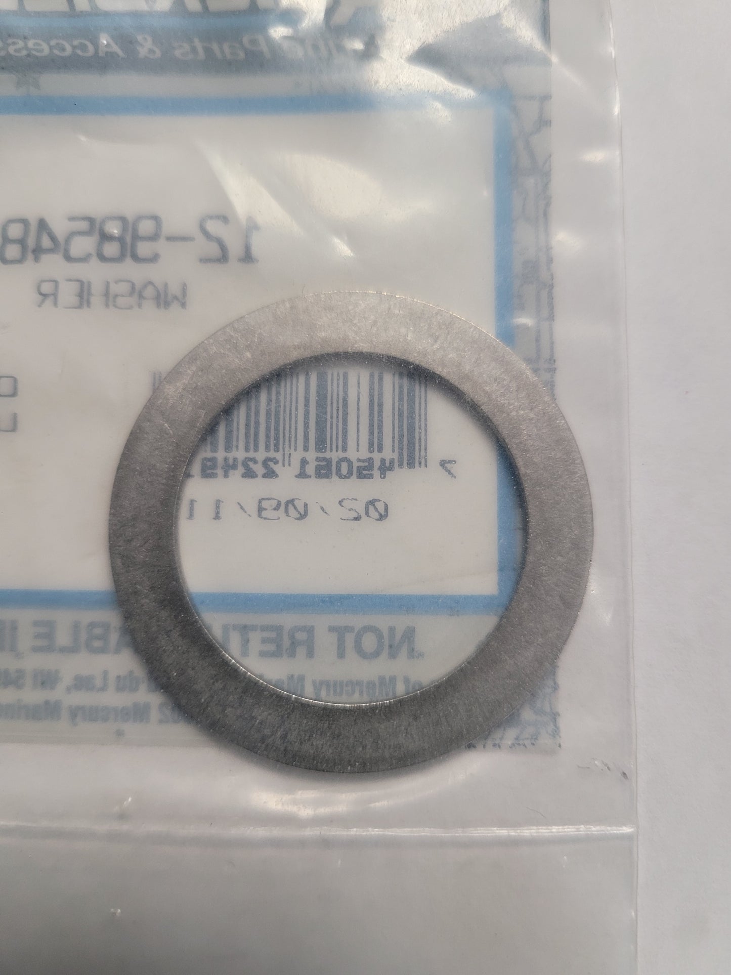 Washer, Lower, Steering Lever, Quicksilver 98548
