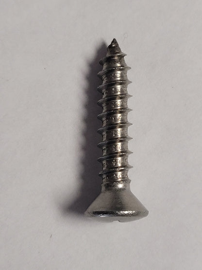14X1-1/4" SS Oval Screw, 4-0265
