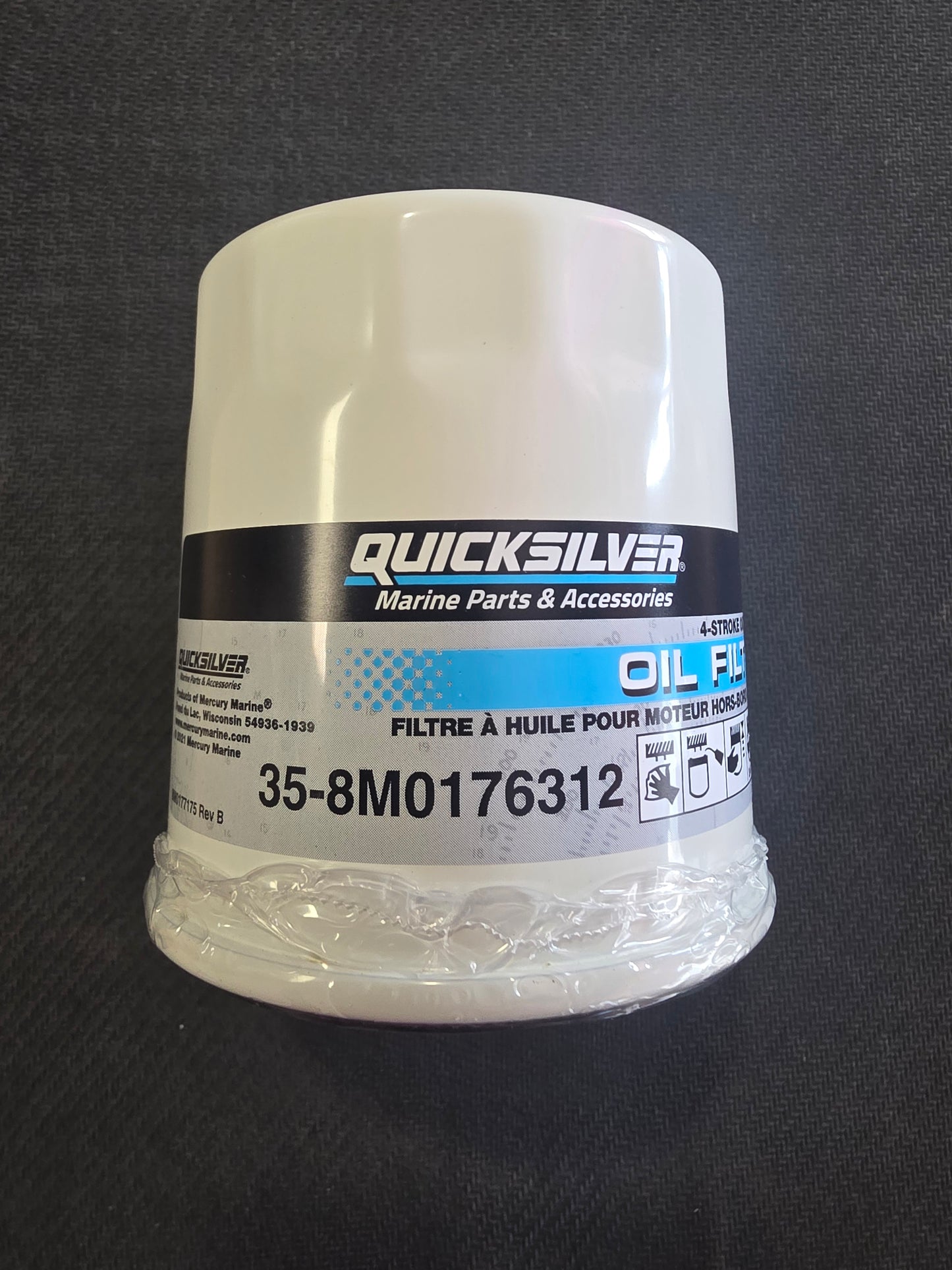 Quicksilver 35-8m0176312 Oil Filter