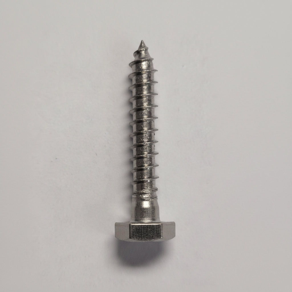 Lag Screw, SS, 1/4x1-1/2", 4-1182