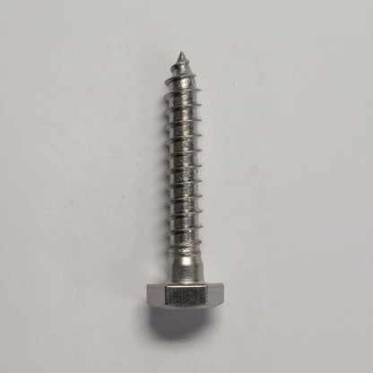 Lag Screw, SS, 1/4x1-1/2", 4-1182