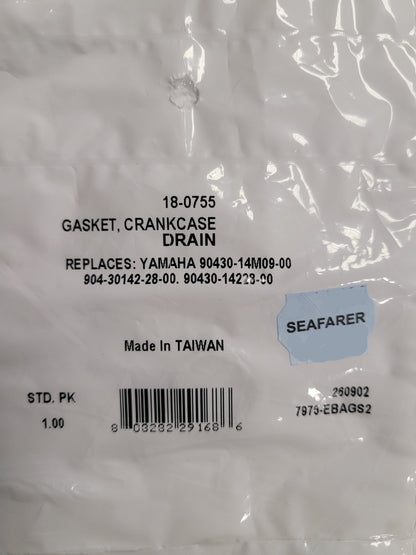 Gasket, Crankcase Drain, Sierra 18-0755