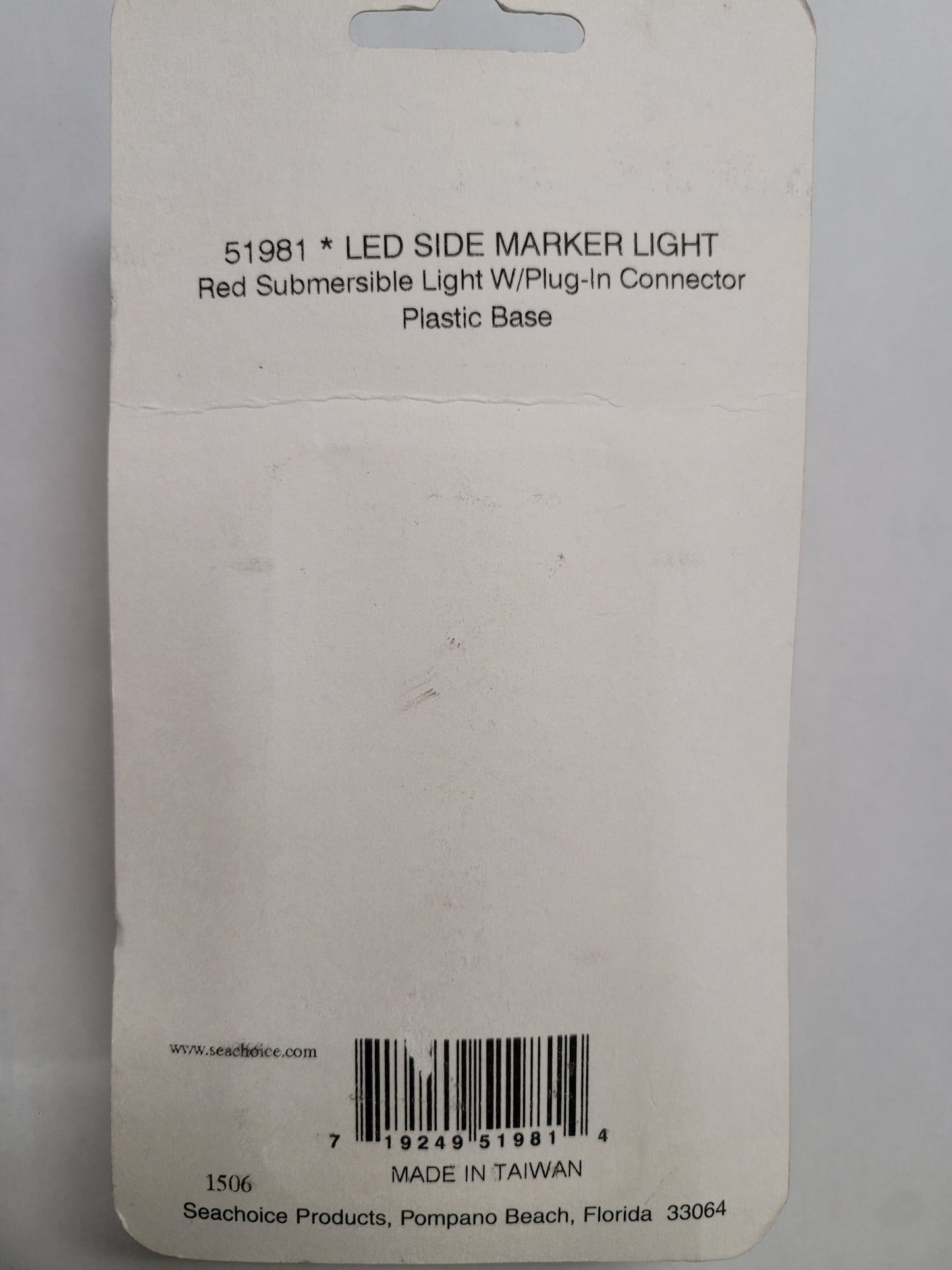 LED red side marker light, Seachoice 51981, (NLA) (Discontinued)