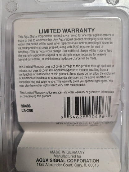 5w Aqua SIgnal Bulb 2pk