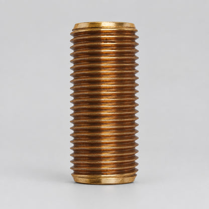 3/8"mip X Close Red Brass Pipe Nipple, 40040