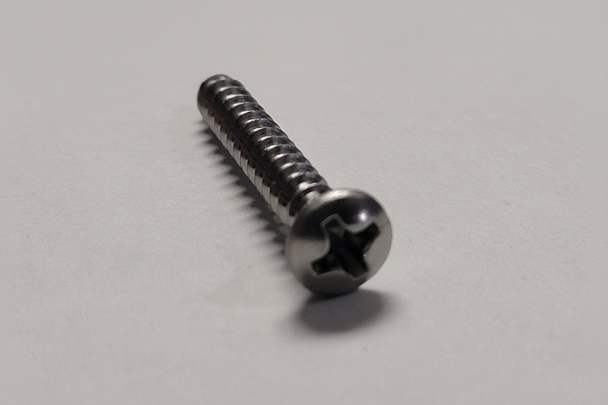 8x1" SS Oval Screw. 4-0235