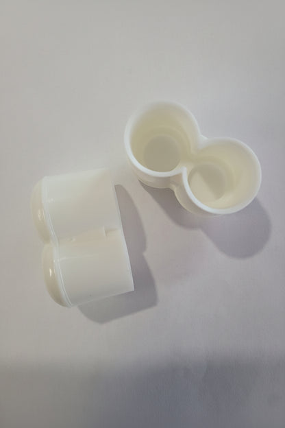 Tips Fits Double Leg Chairs 2/Pk