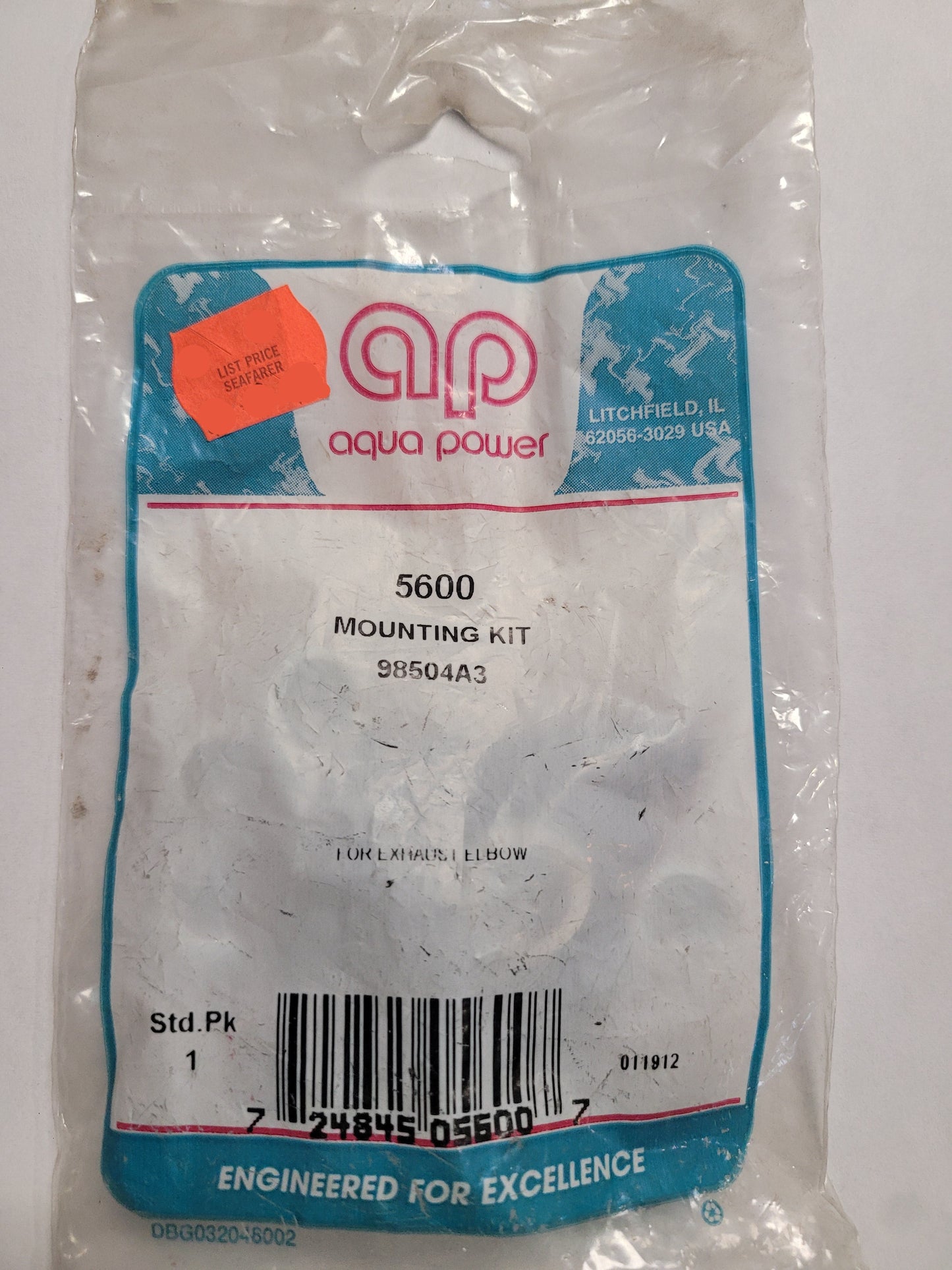 Mounting Kit, Aqua Power 5600