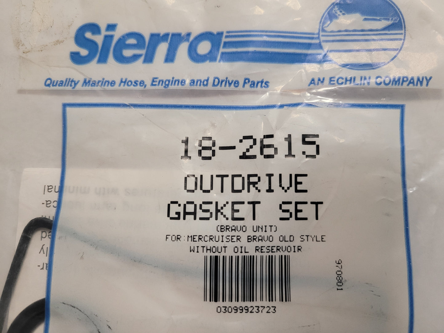 Gasket Set, Old Style Bravo, Sierra 18-2615