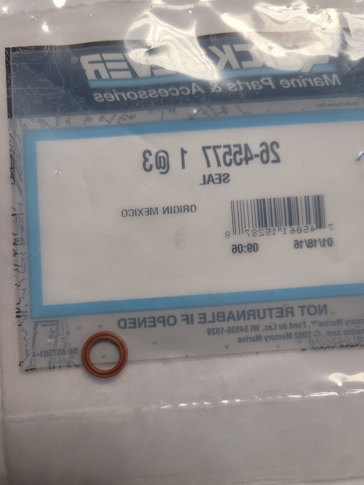 QUAD RING SEAL, 45577, (NOS)