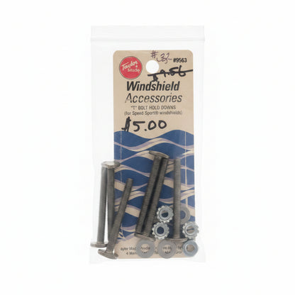 T-Bolt Hold Downs, Taylor Made #9563 for Speed Sport windshields
