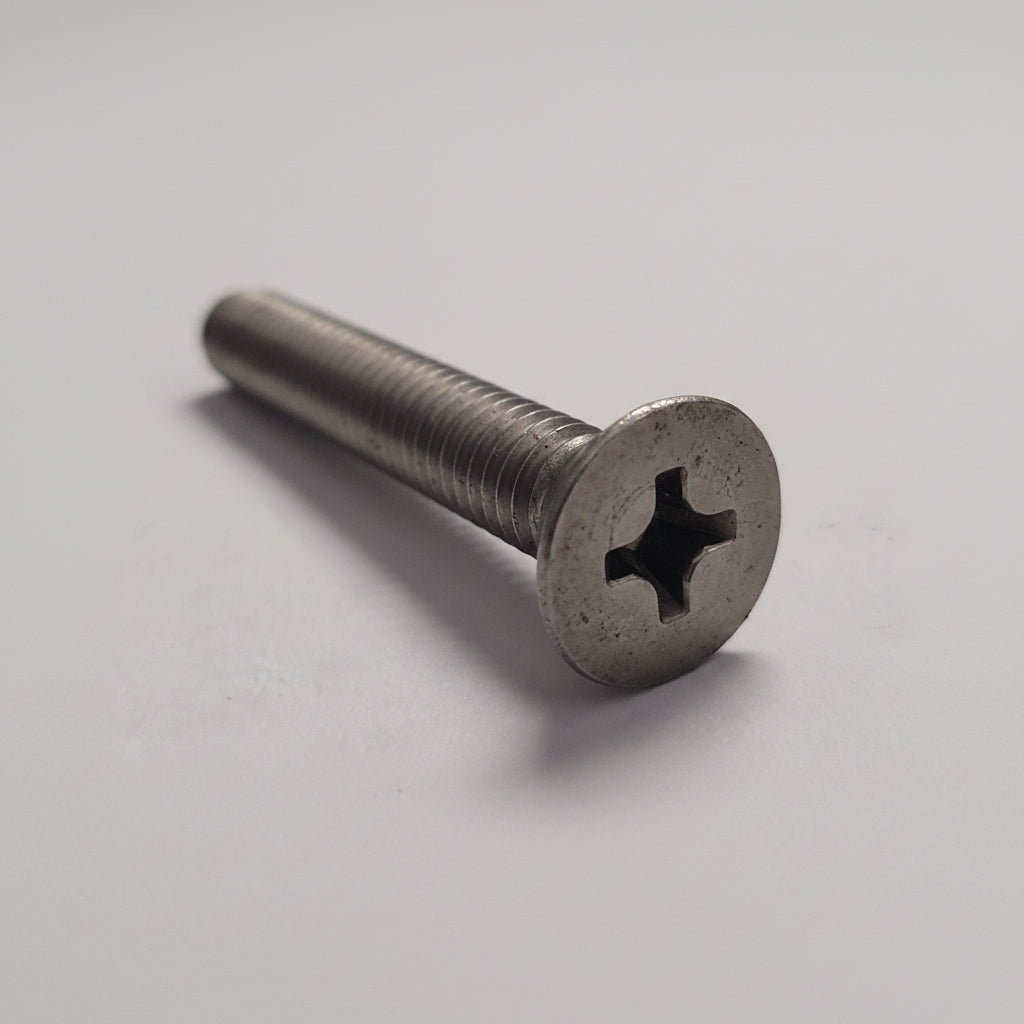 Machine Screw, Flat Head, SS 3/8"-16x2-1/2", 50-00327