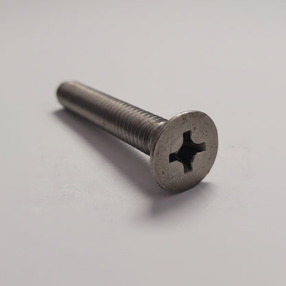 Machine Screw, Flat Head, SS 3/8"-16x2-1/2", 50-00327