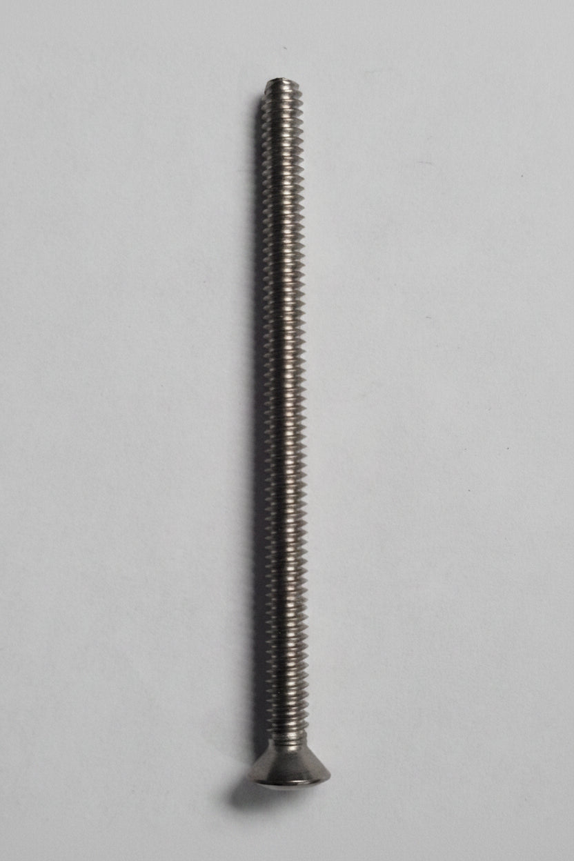 Machine Screw, Oval Head, SS 10-24x3", 8-0698