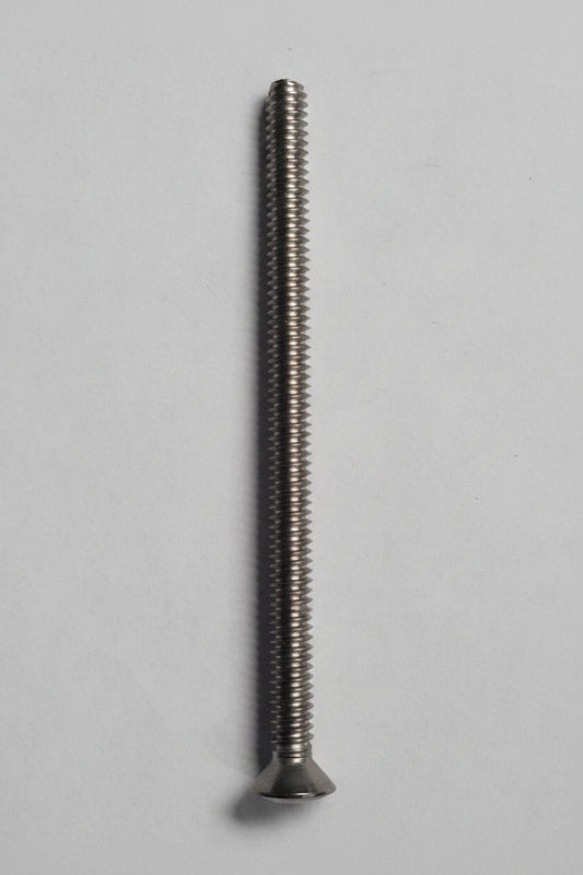Machine Screw, Oval Head, SS 10-24x3", 8-0698