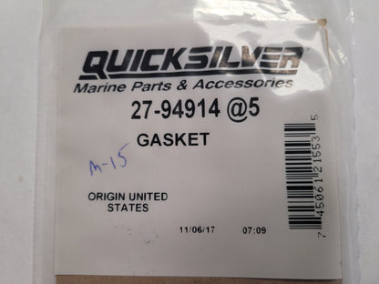 SEA WATER PUMP GASKET, Quicksilver 94914