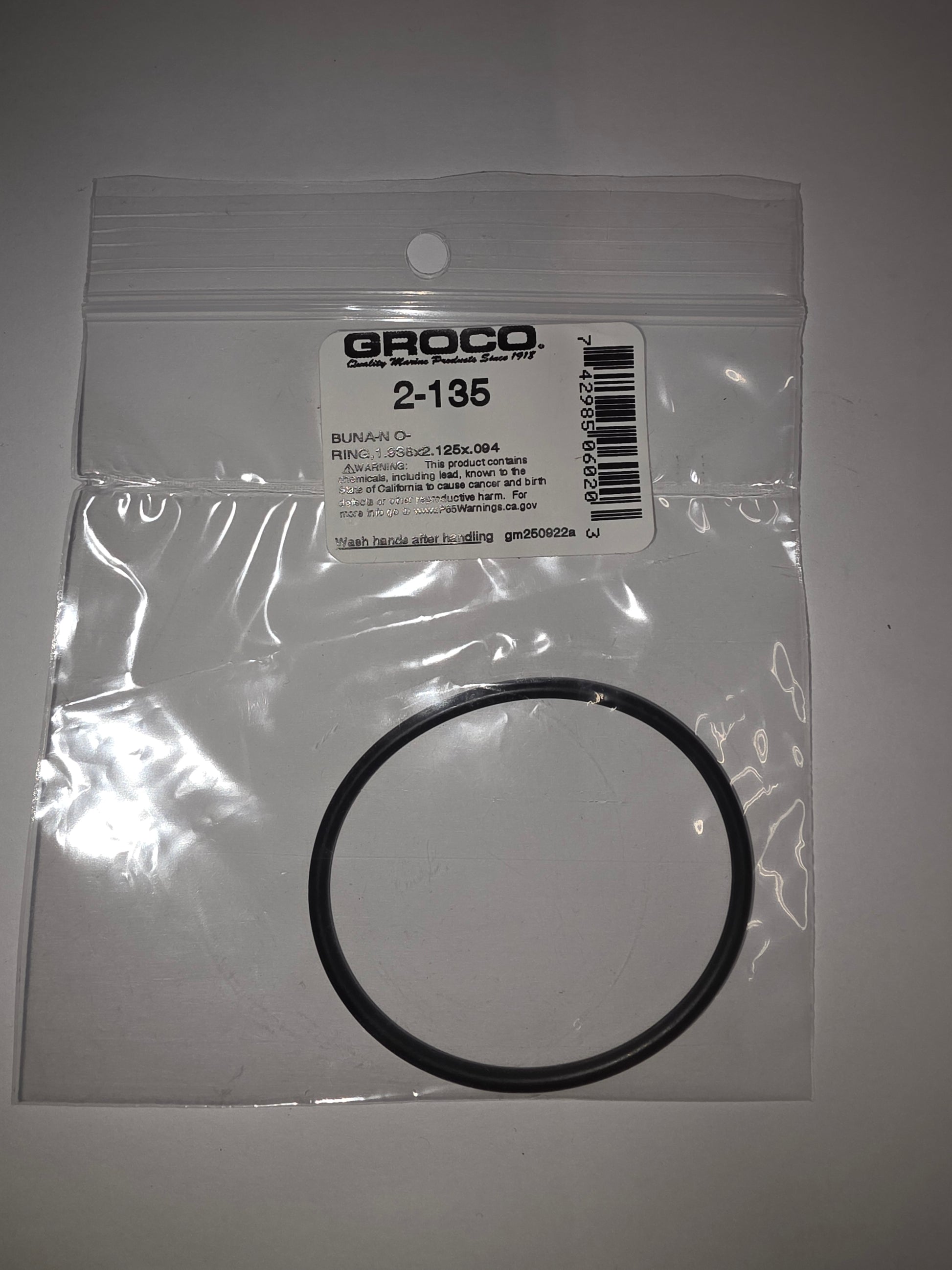 Groco 2-135 O-ring