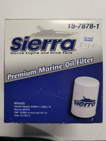 Sierra 78781 Oil Filter - Ford-Chrysler-Volvo Short