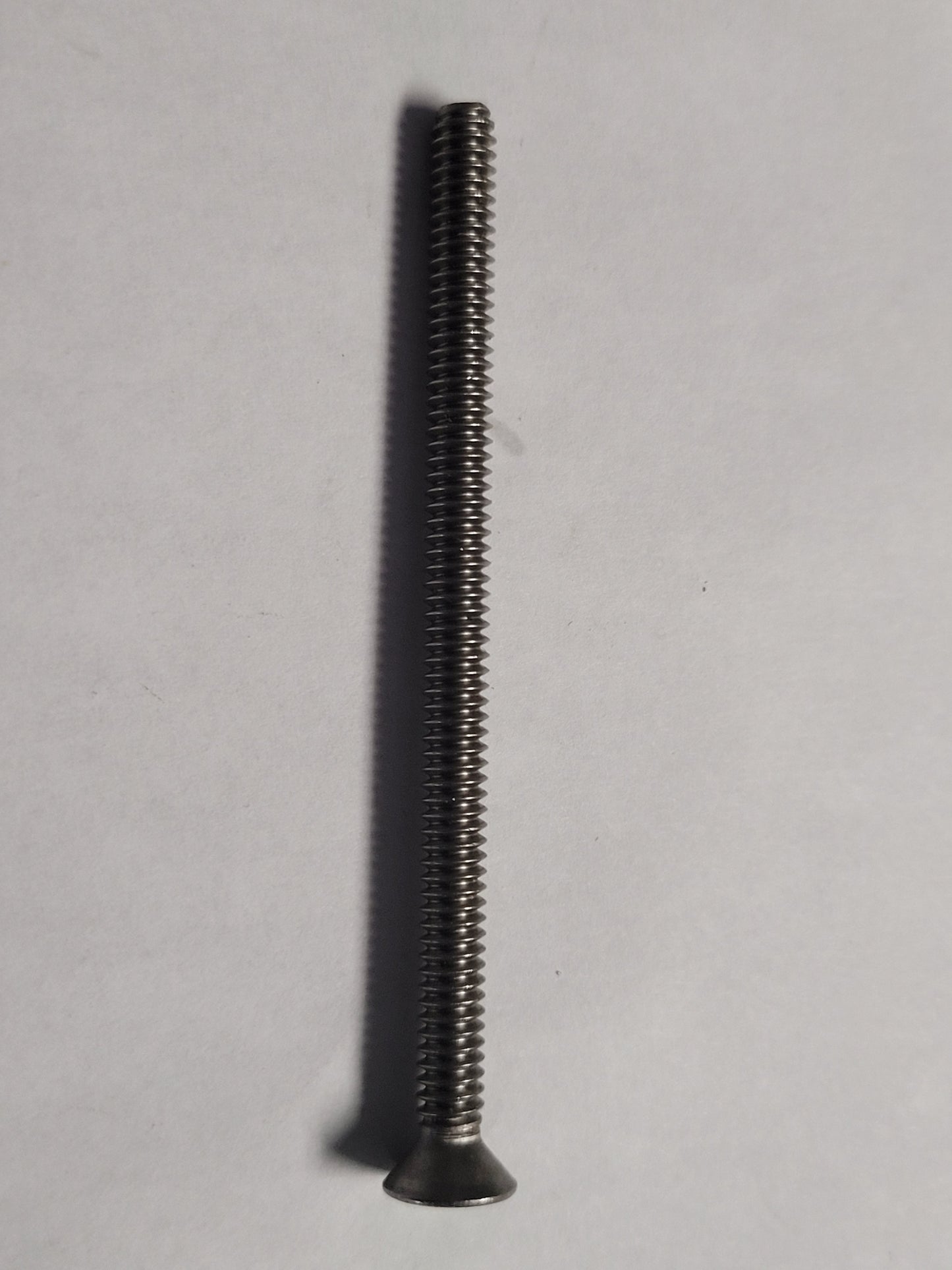 Machine Screw, Flat Head, SS, 10-24x3", 00253
