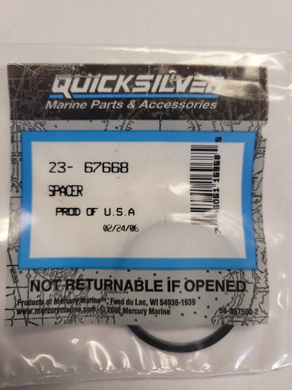 Spacer, Swivel Brkt, Upper, Quicksilver 67668