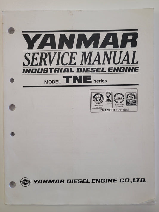Kohler Service Manual, YANMAR TNE Series, TP-5876