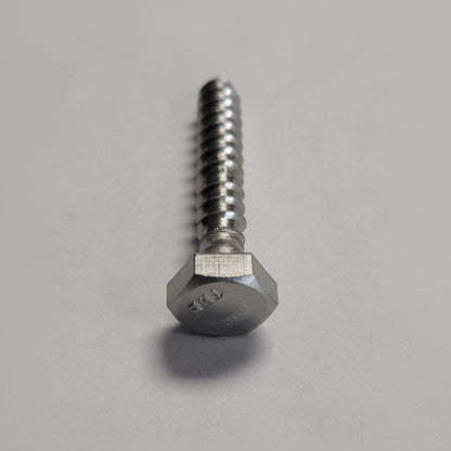 Lag Screw, SS, 1/4x1-1/2", 4-1182