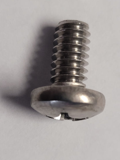 Machine Screw, Pan Head, SS, 8-32x3/8", 00447