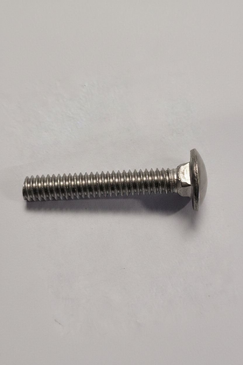 Carriage Bolt, SS, 1/4"-20x1-1/2", 4-1020