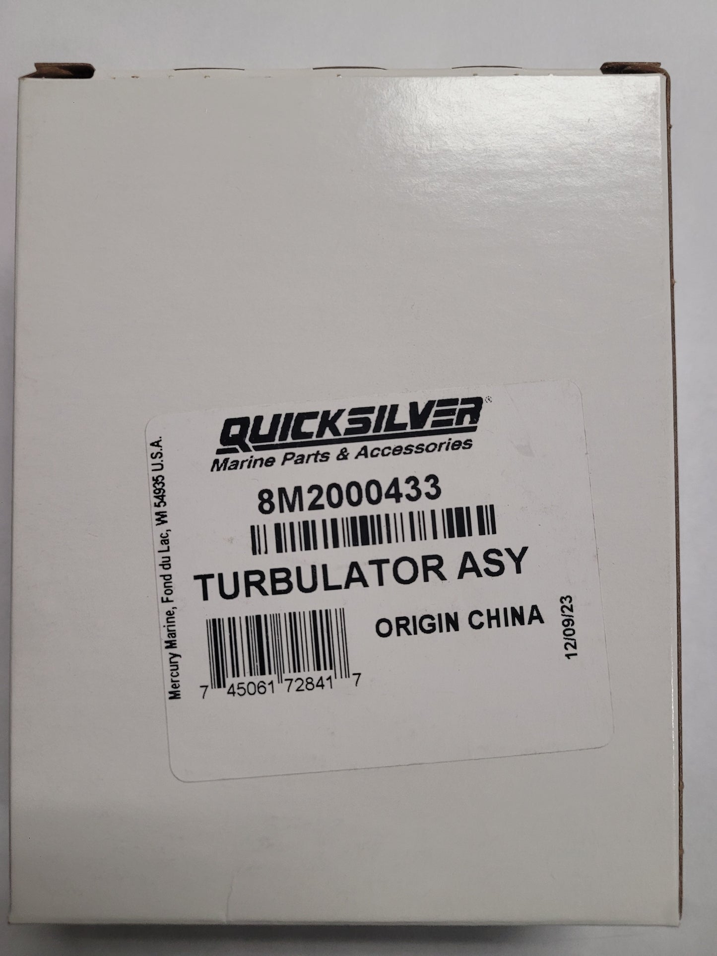 Turbulator gasket, Quicksilver 8M200433