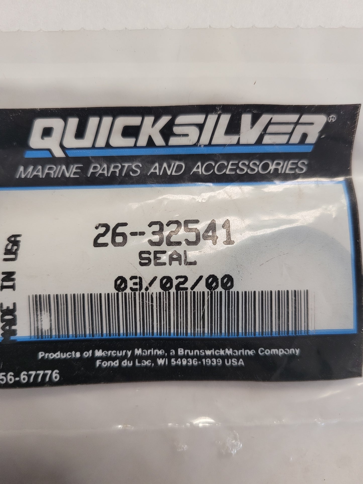 GIMBAL RING OIL SEAL, ALPHA, Quicksilver 32541