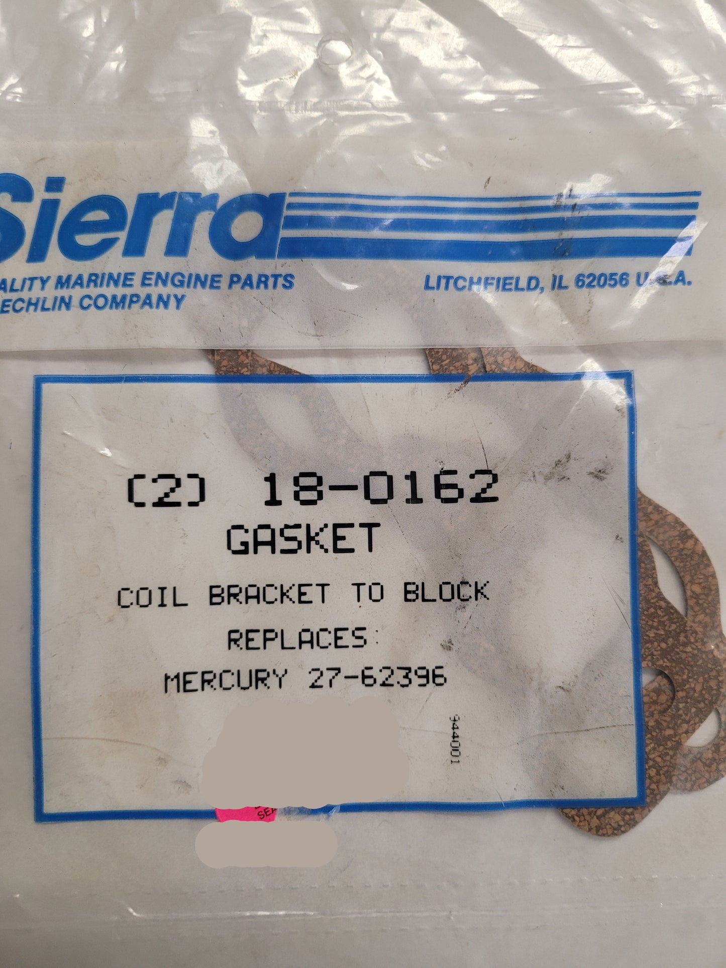 Gasket, Coil Mtg. Brkt. To Block, Sierra 18-0162, (SOLD EACH)