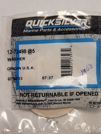 Washer, Synthane, Bell Housing, Quicksilver 72498