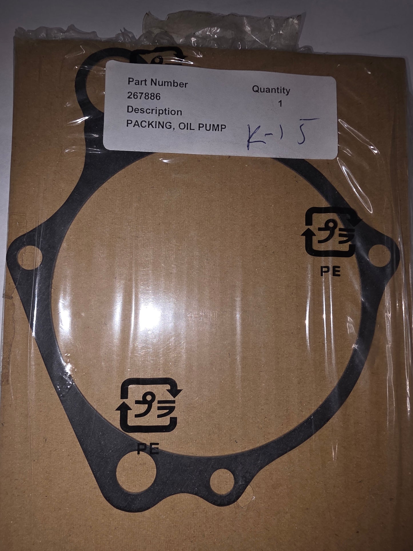 Kohler 267886 Packing, Oil Sump