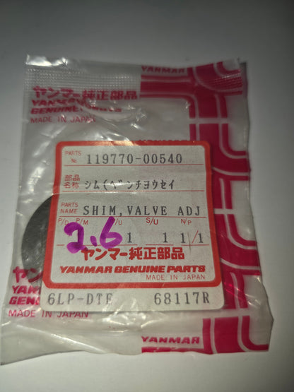 Yanmar 119770-00540 Shim