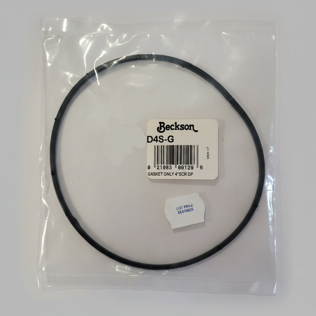 Gasket for Beckson 4" Screw-Out Deck Plate. D4S-G