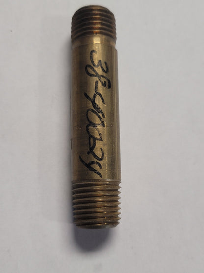 1/4"mip x 3" Brass Pipe Nipple