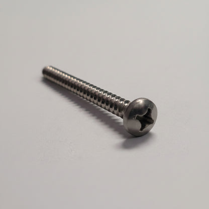 12X2-1/2" SS Pan Head Screw, 4-0205