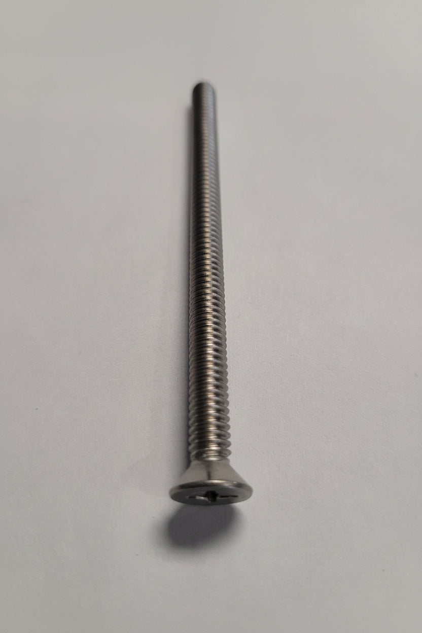 Machine Screw, Flat Head, 1/4"-20x4", 4-2326