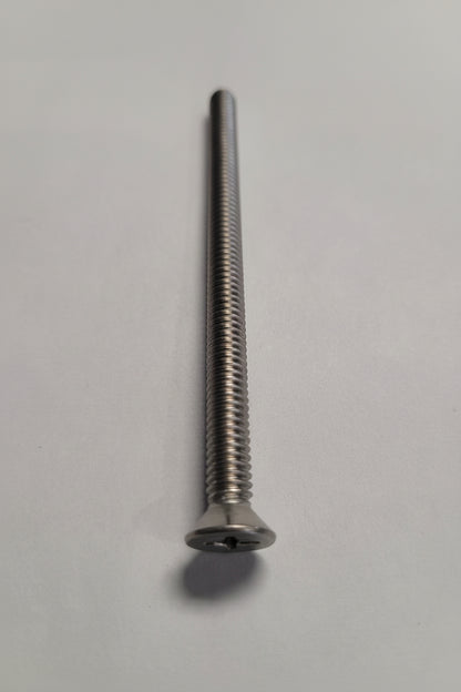 Machine Screw, Flat Head, 1/4"-20x4", 4-2326