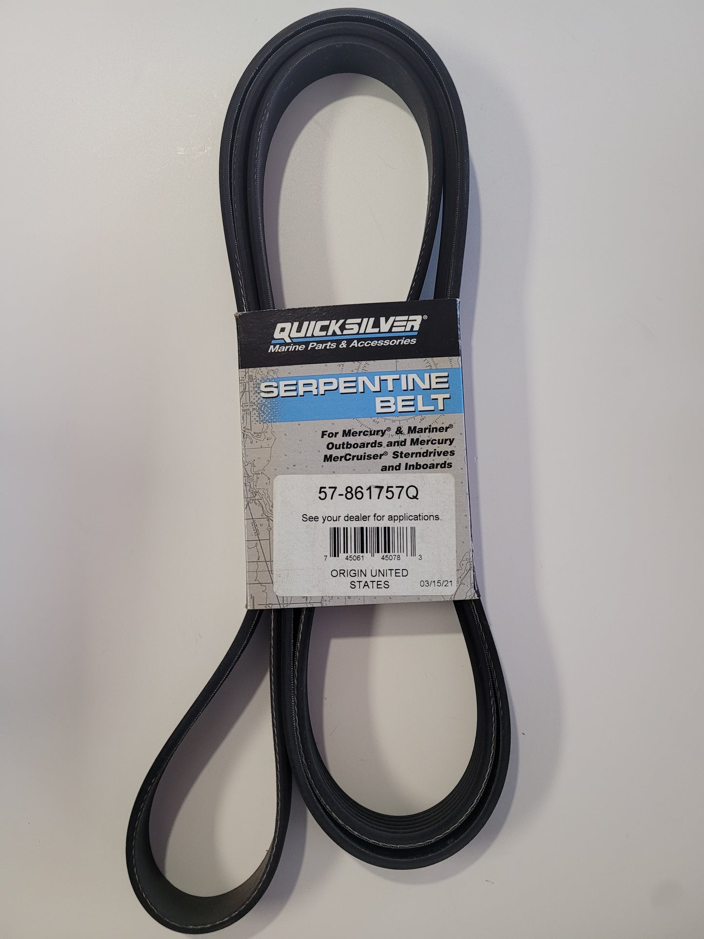 Serp Belt, Quicksilver 861757Q