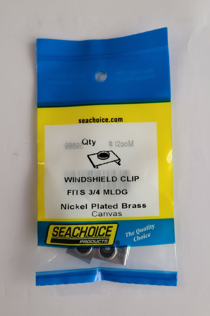 Seachoice 59869 Windshield Clips 3/4" Frame, Qty. 2