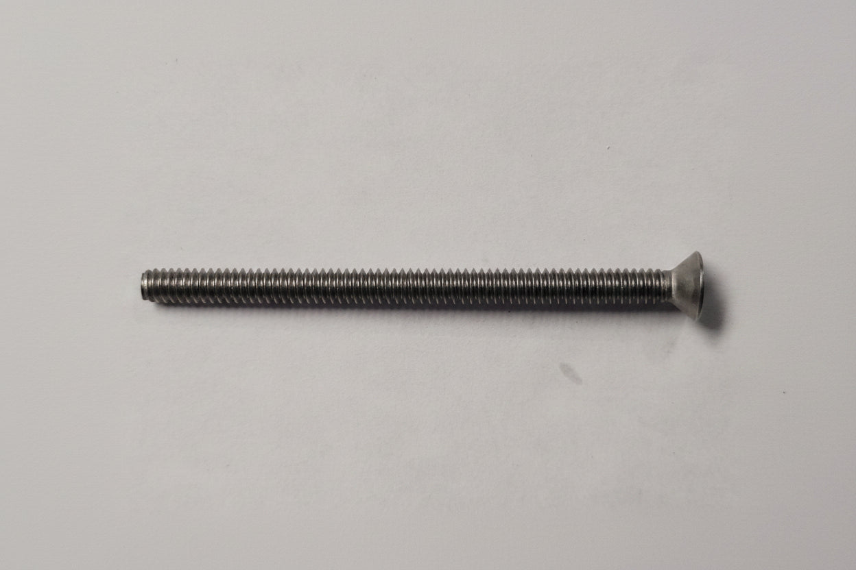 Machine Screw, Flat Head, SS, 10-24x3", 00253